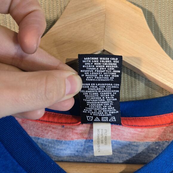 Nautica XL Men's Striped Multicolor T-shirt [0428] - Picture 6 of 8